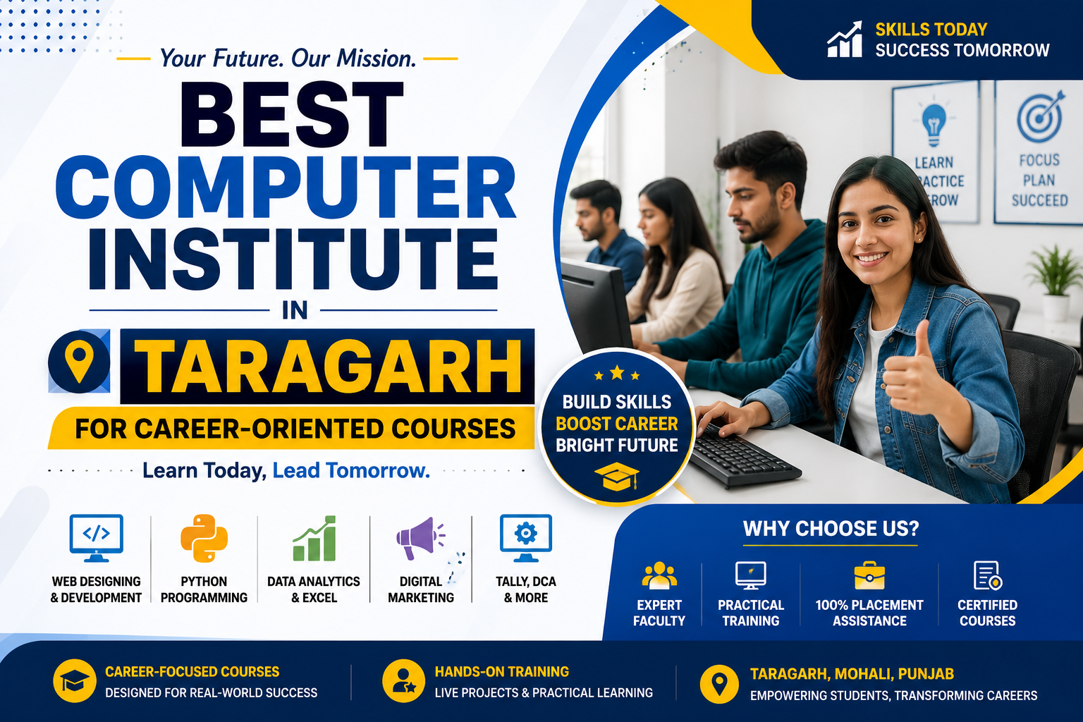 Best Computer Institute in Taragarh for Career-Oriented Courses | Tech Spartans