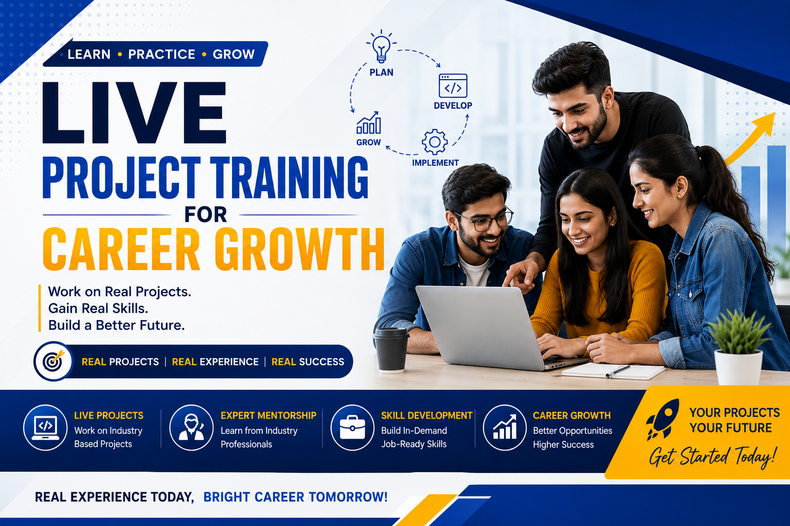 Benefits of Joining Live Project Training in Taragarh for Career Growth