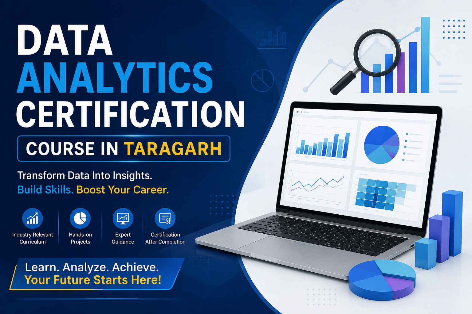 Learn Data Analytics Skills with the Best Certification Course in Taragarh