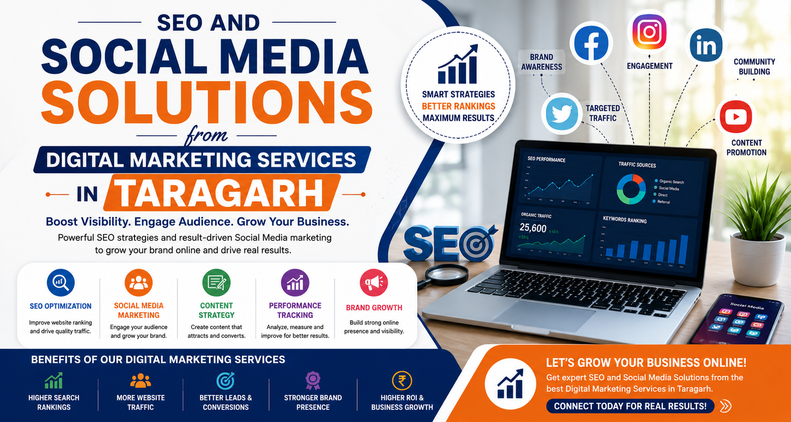 SEO and Social Media Marketing Services in Taragarh