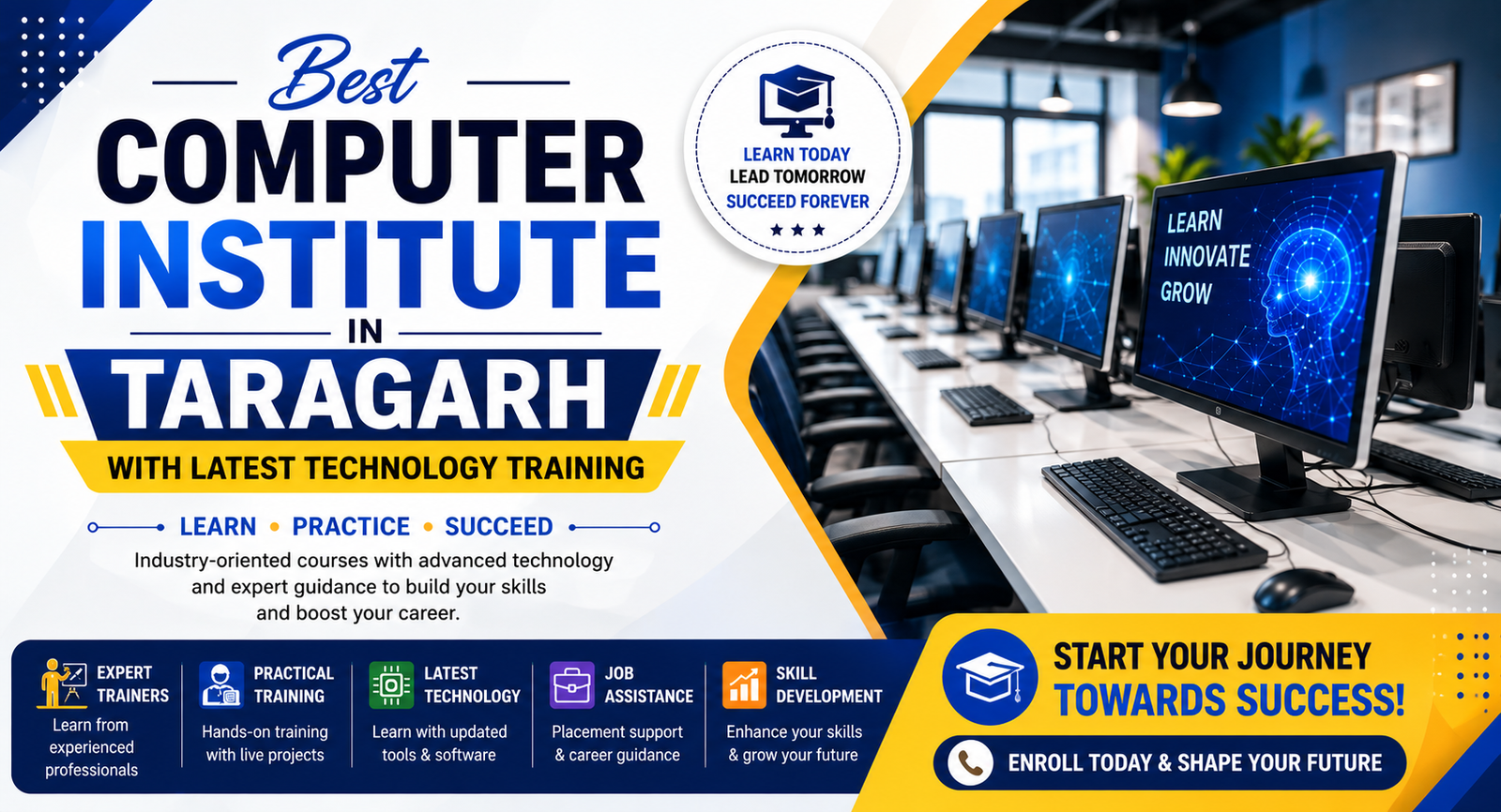 Learn Latest Technology Skills at the Best Computer Institute in Taragarh