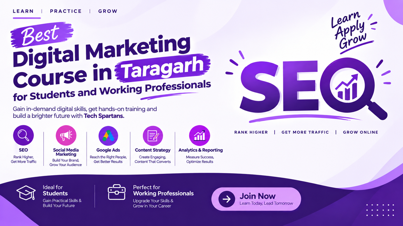 Best Digital Marketing Course After 12th in Taragarh