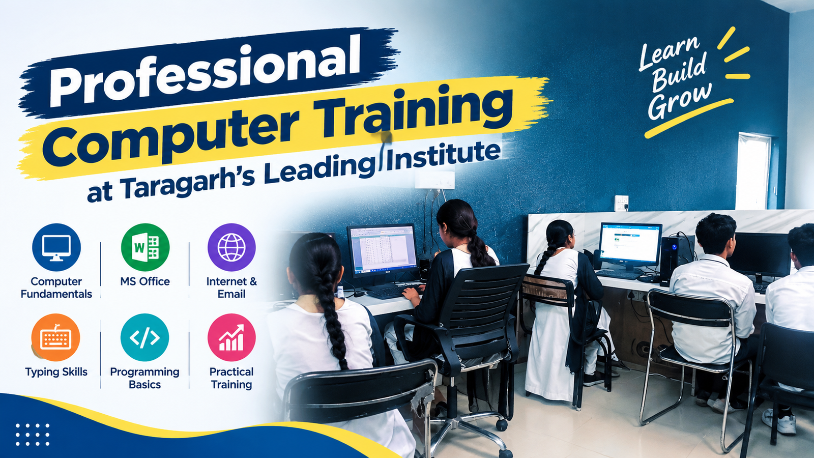 Computer Skills Training Center Taragarh for Job-Ready Skills